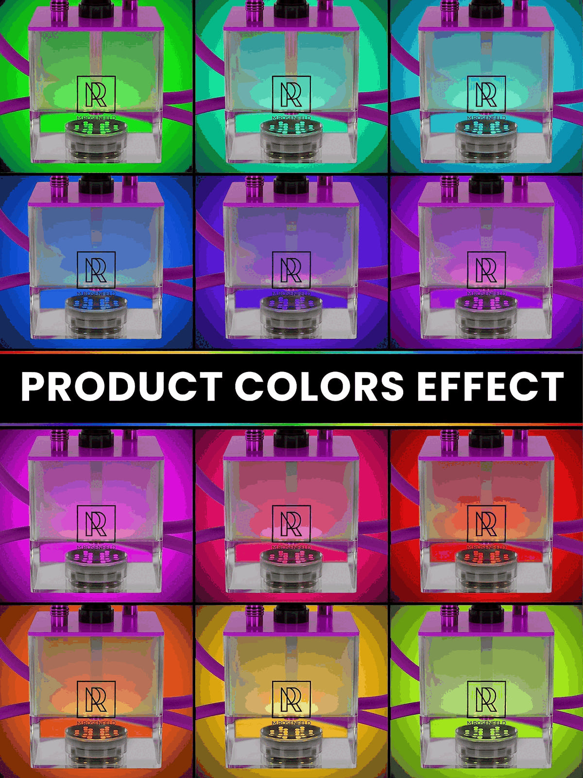 YADO Portable Purple Hookah Set with 2 Hoses and Charcoal Holder - Perfect for On-the-Go Enjoyment!