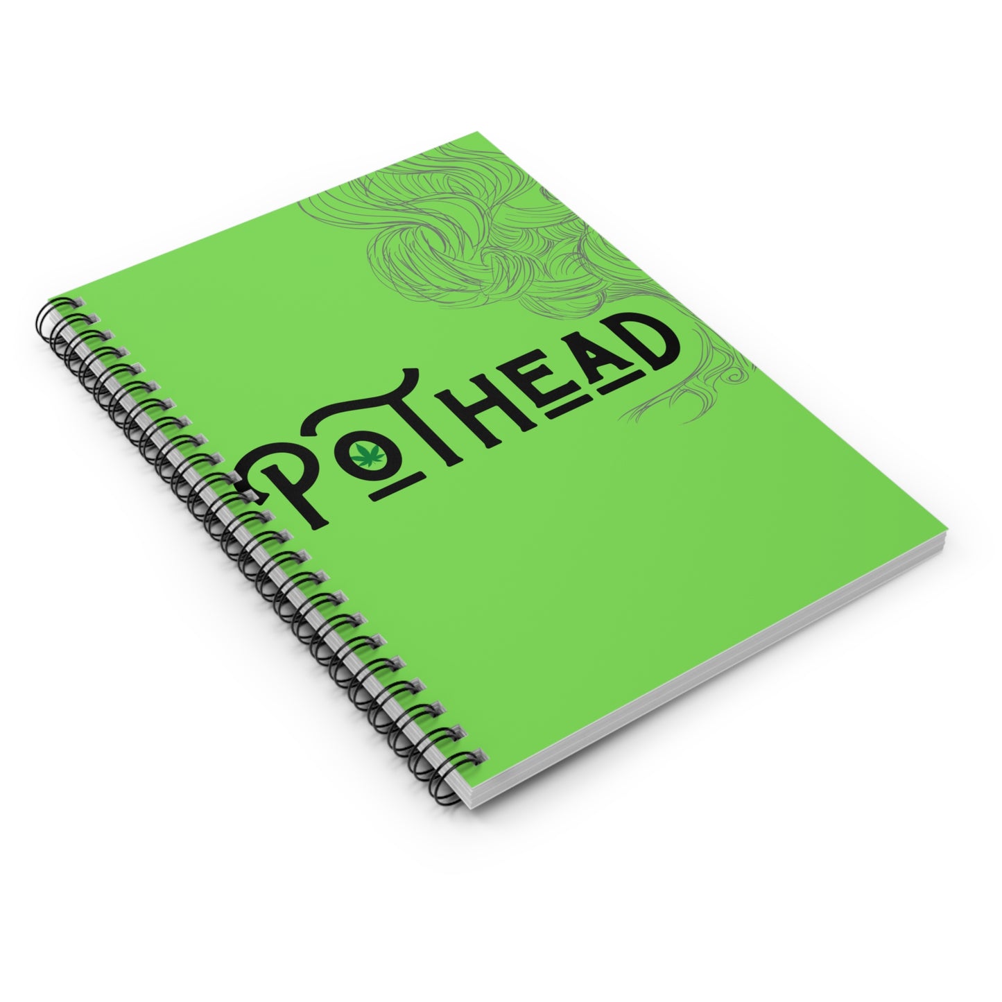 Pothead Spiral Notebook - Ruled Line