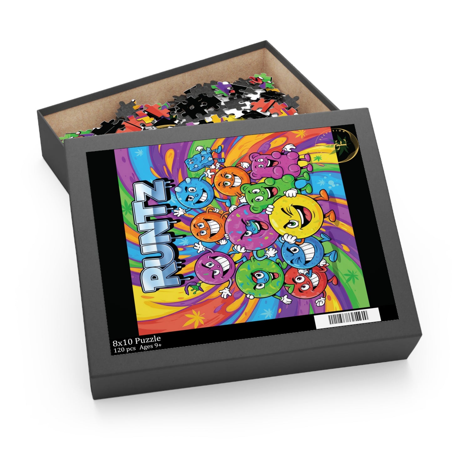 Runtz Colorful Puzzle (500-Piece) - Fun Retro Game for Stoners