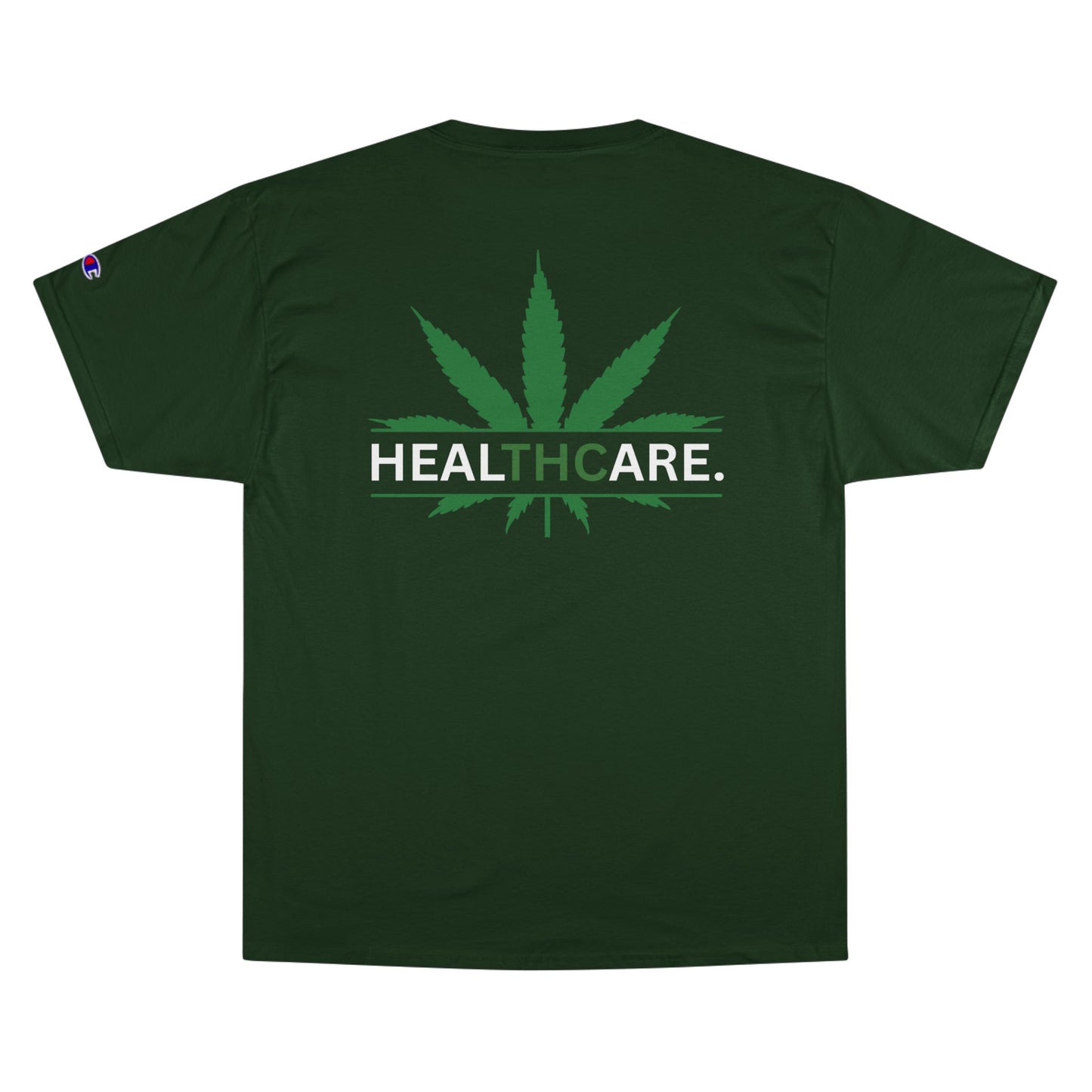 Healthcare Champion T-Shirt, Unisex Casual Tee, Perfect for Medical Professionals, Gifts for Wellness Advocates, Green Leaf Design, Daily
