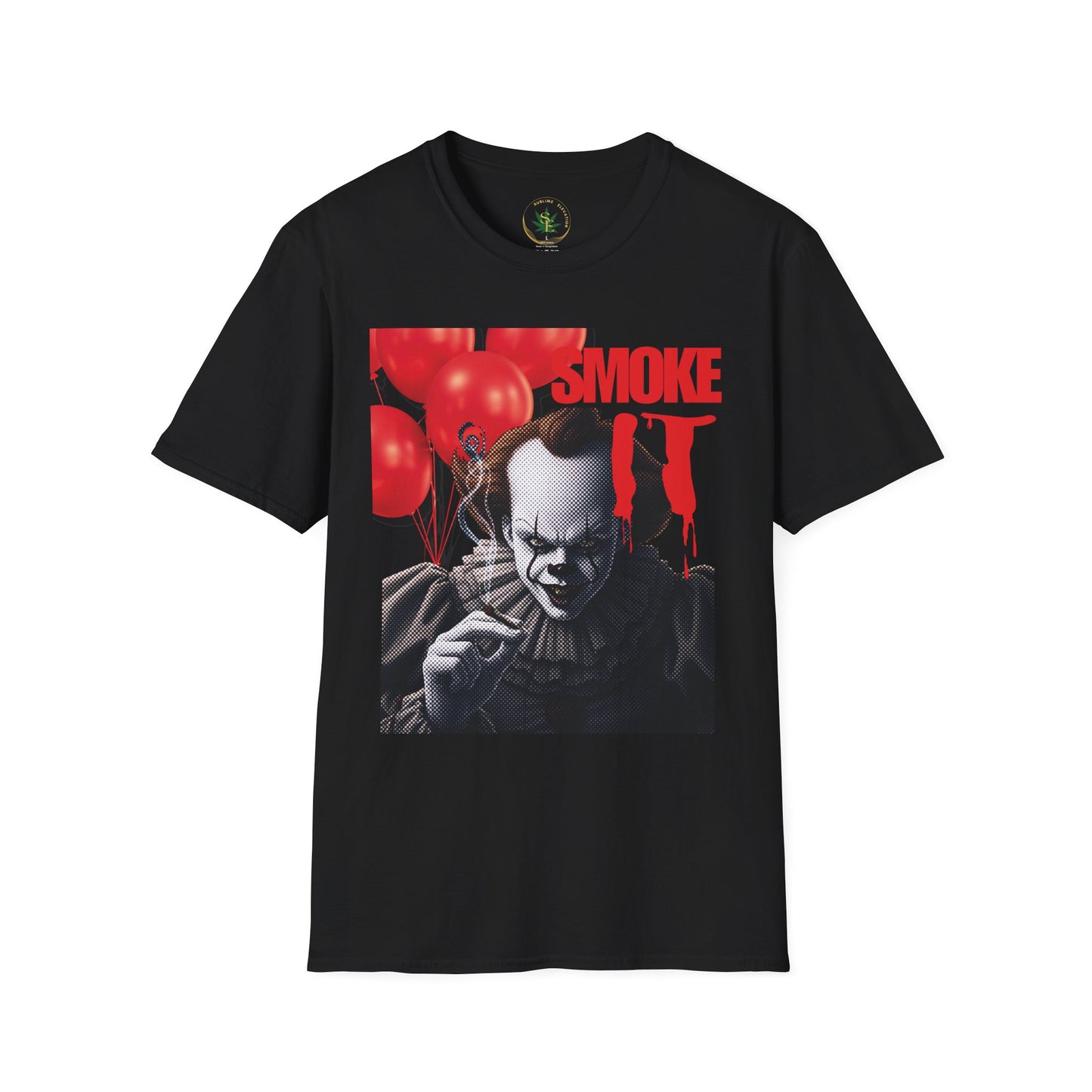 Smoke It Creepy Clown Graphic Tee