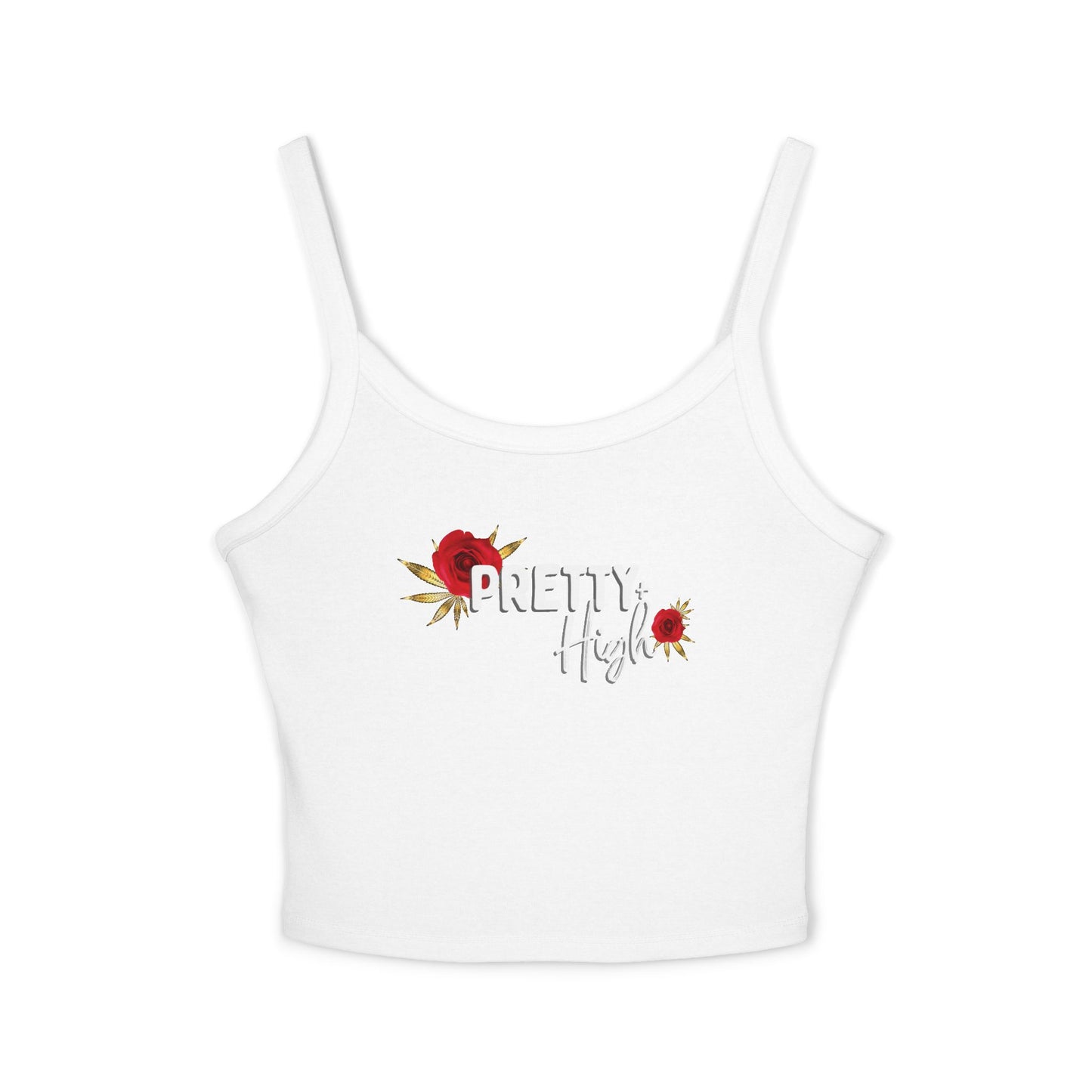 Pretty & High Floral Women's Spaghetti Strap Tank Top