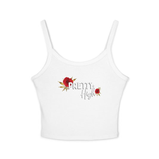 Pretty & High Floral Women's Spaghetti Strap Tank Top
