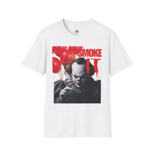 Smoke It Creepy Clown Graphic Tee