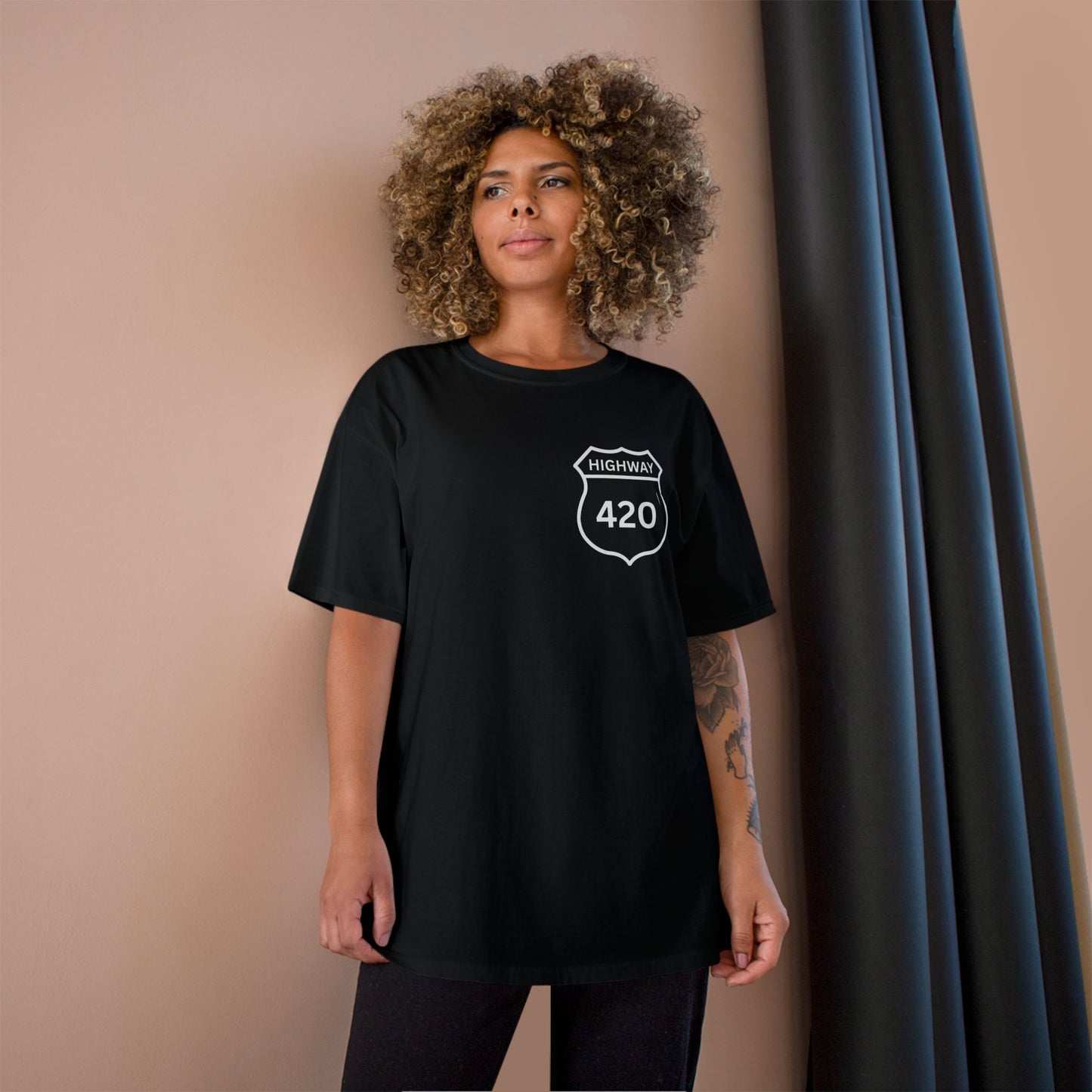 Retro Highway 420 Champion T-Shirt