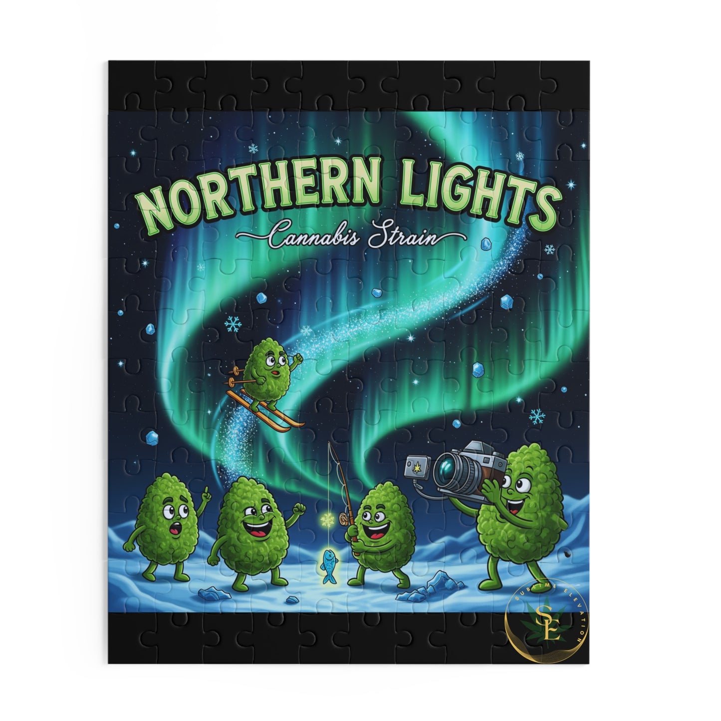 Northern Lights Cannabis Strain Puzzle | 120, 252, 500-Piece