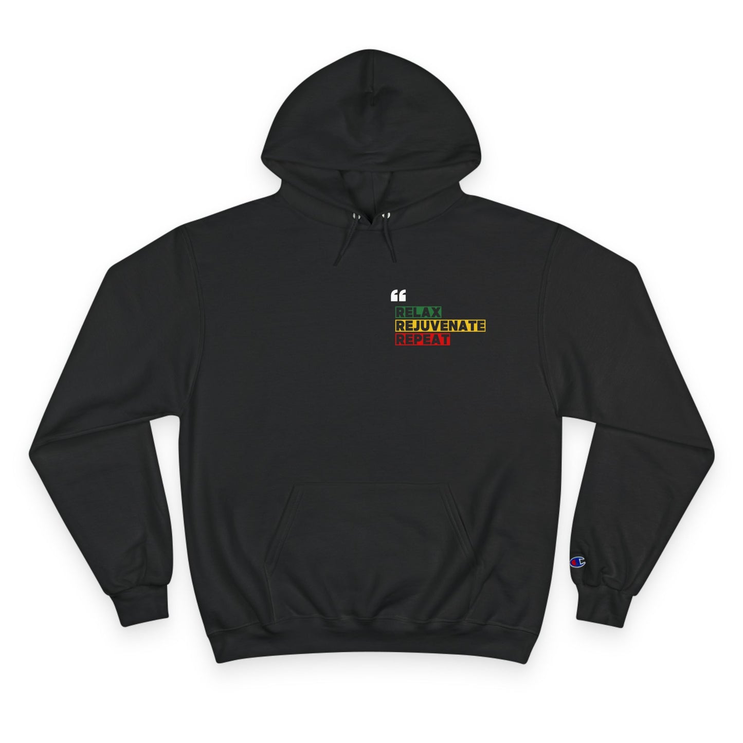 Champion Relax Rejuvenate Repeat Rasta Hoodie