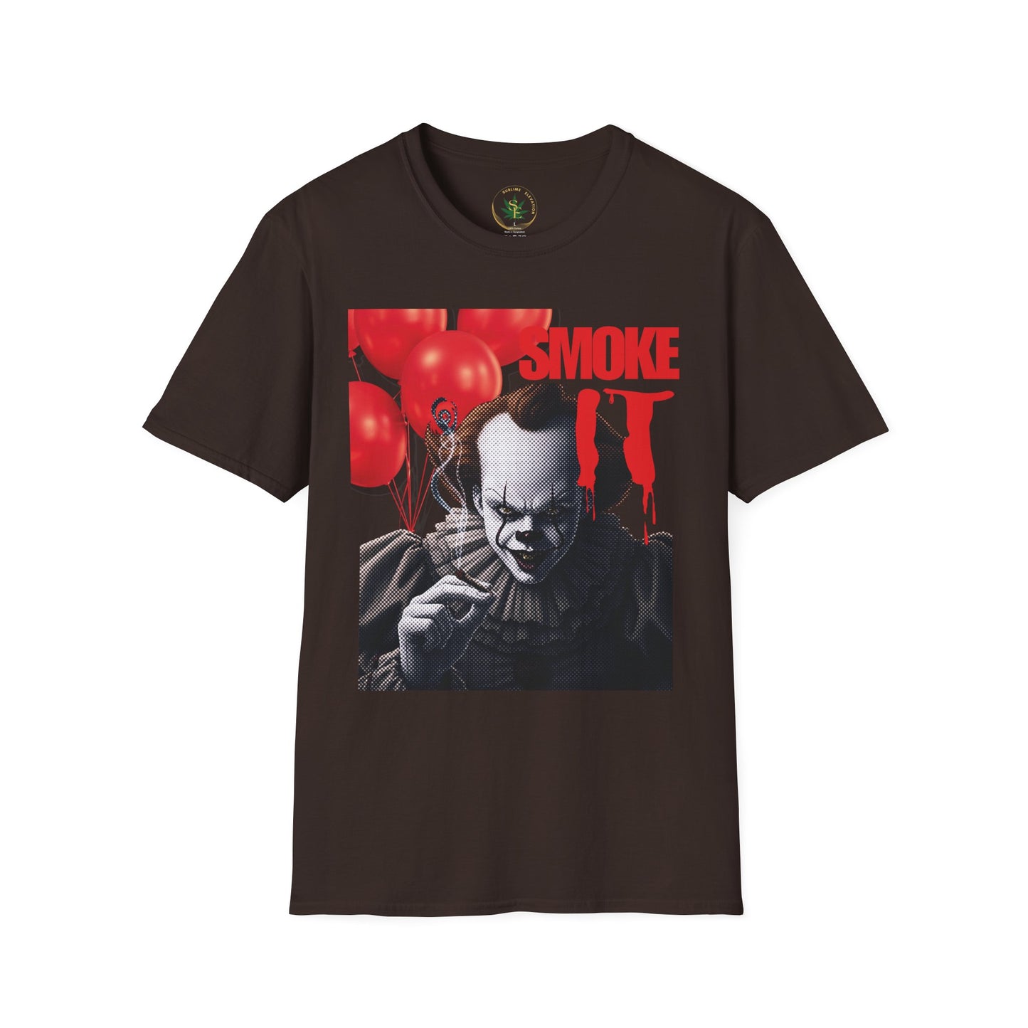 Smoke It Creepy Clown Graphic Tee