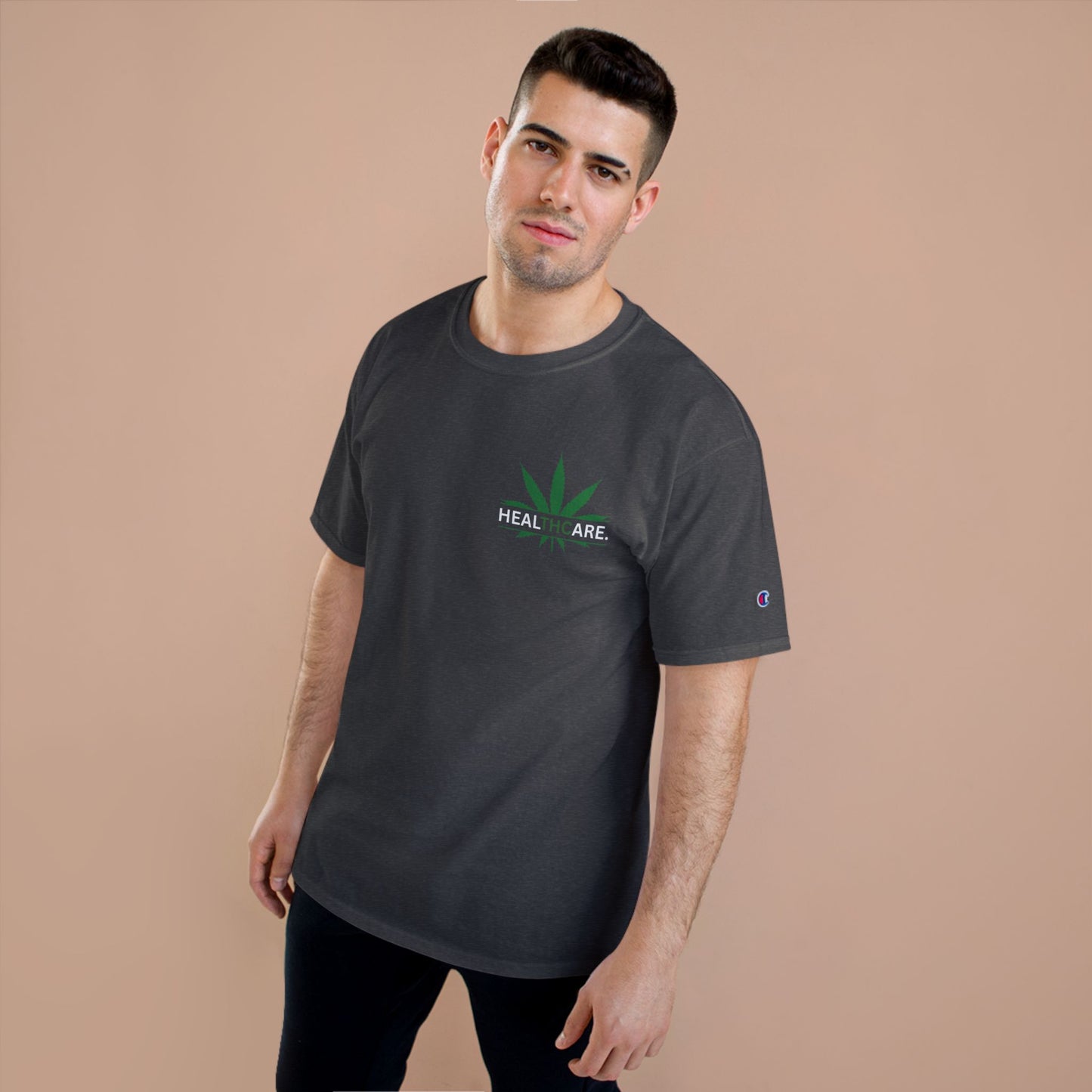 Healthcare Champion T-Shirt, Unisex Casual Tee, Perfect for Medical Professionals, Gifts for Wellness Advocates, Green Leaf Design, Daily