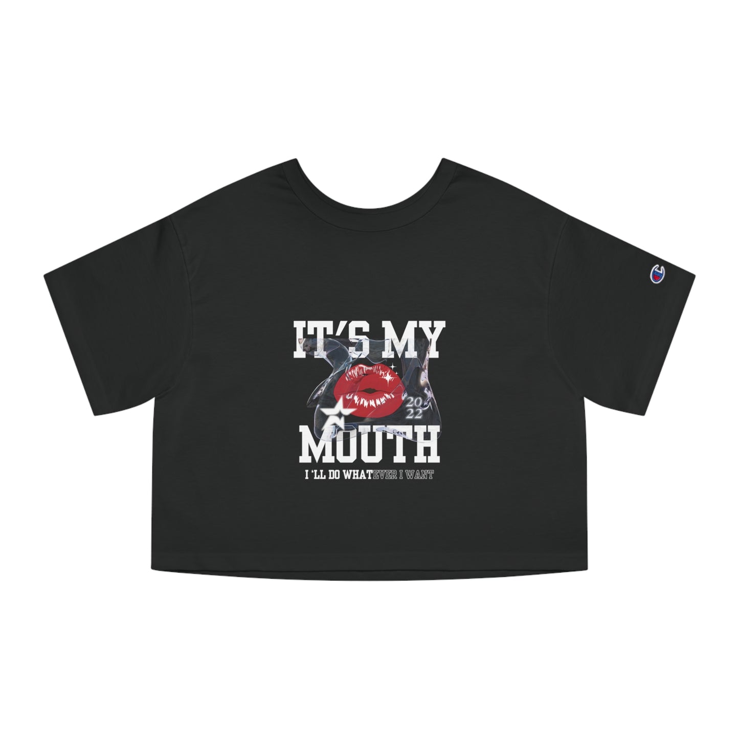 It's My Mouth Cropped Tee