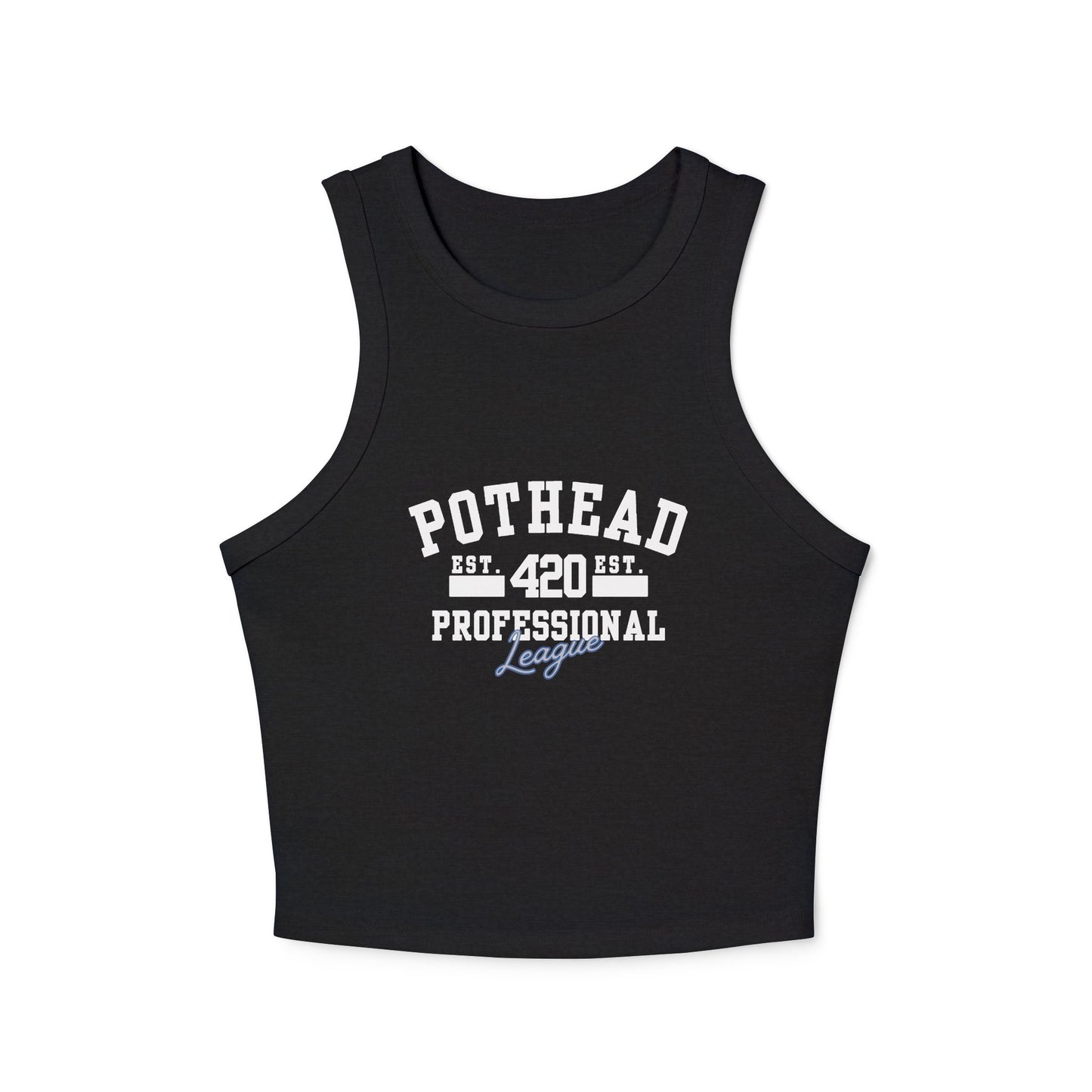 Pothead Women's Micro Rib Racer Tank Top