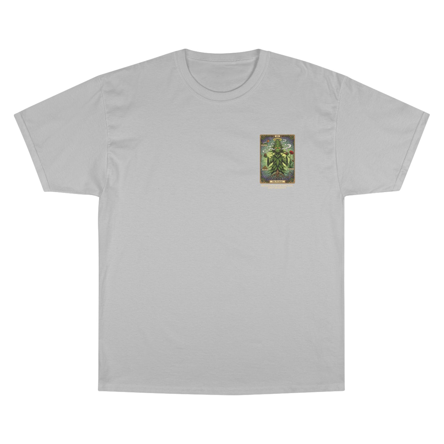 Pothead Tarot Champion T-Shirt, Vintage Art Tee, Gift for Nature Lovers, Festival Fashion, Bohemian Style