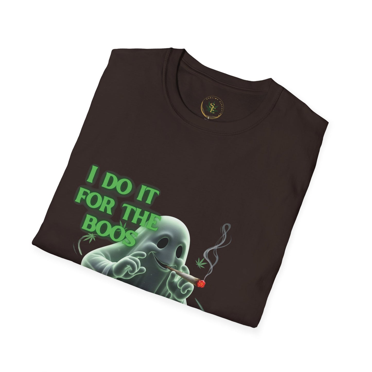 Ghostly Humor T-Shirt: I Do It for the Boo's and the Blunts