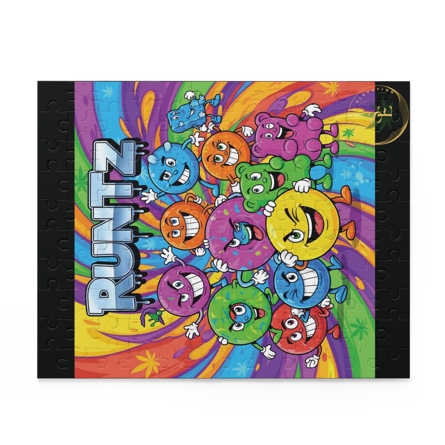Runtz Colorful Puzzle (500-Piece) - Fun Retro Game for Stoners