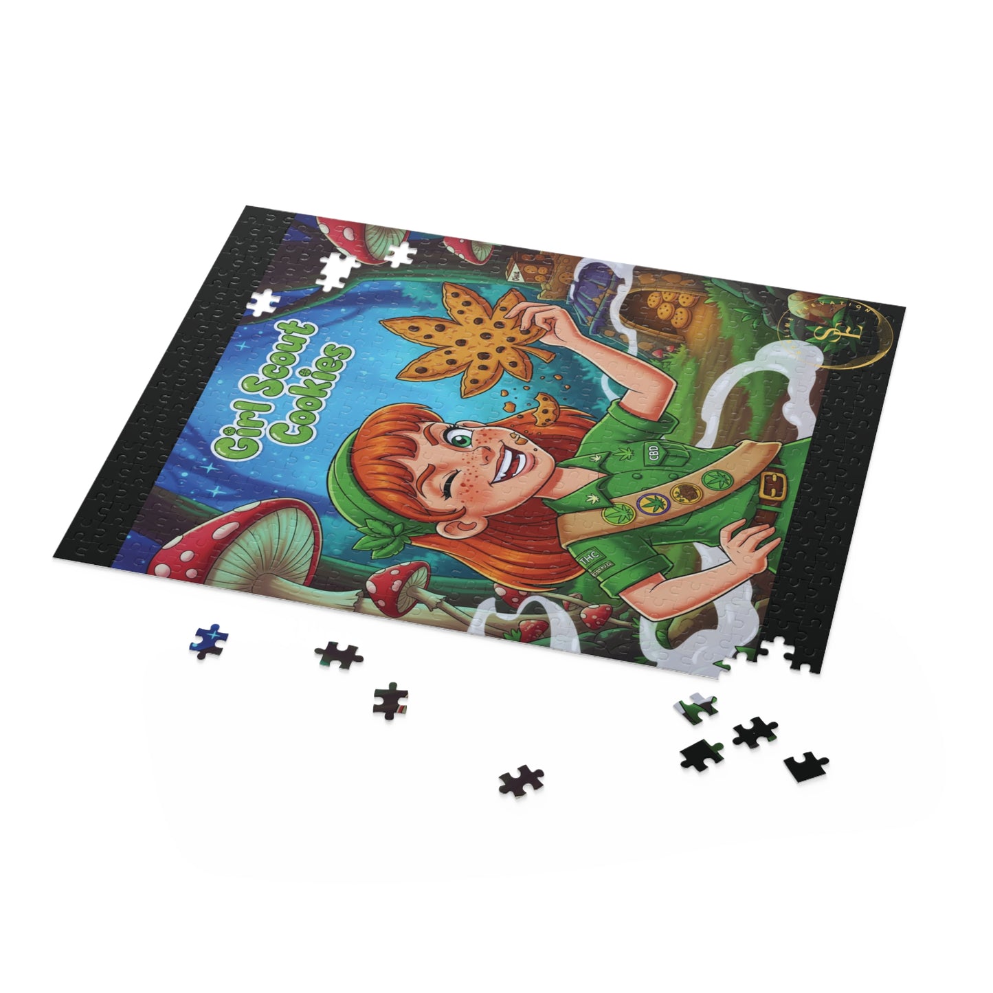 Girl Scout Cookies Cannabis Strain Puzzle