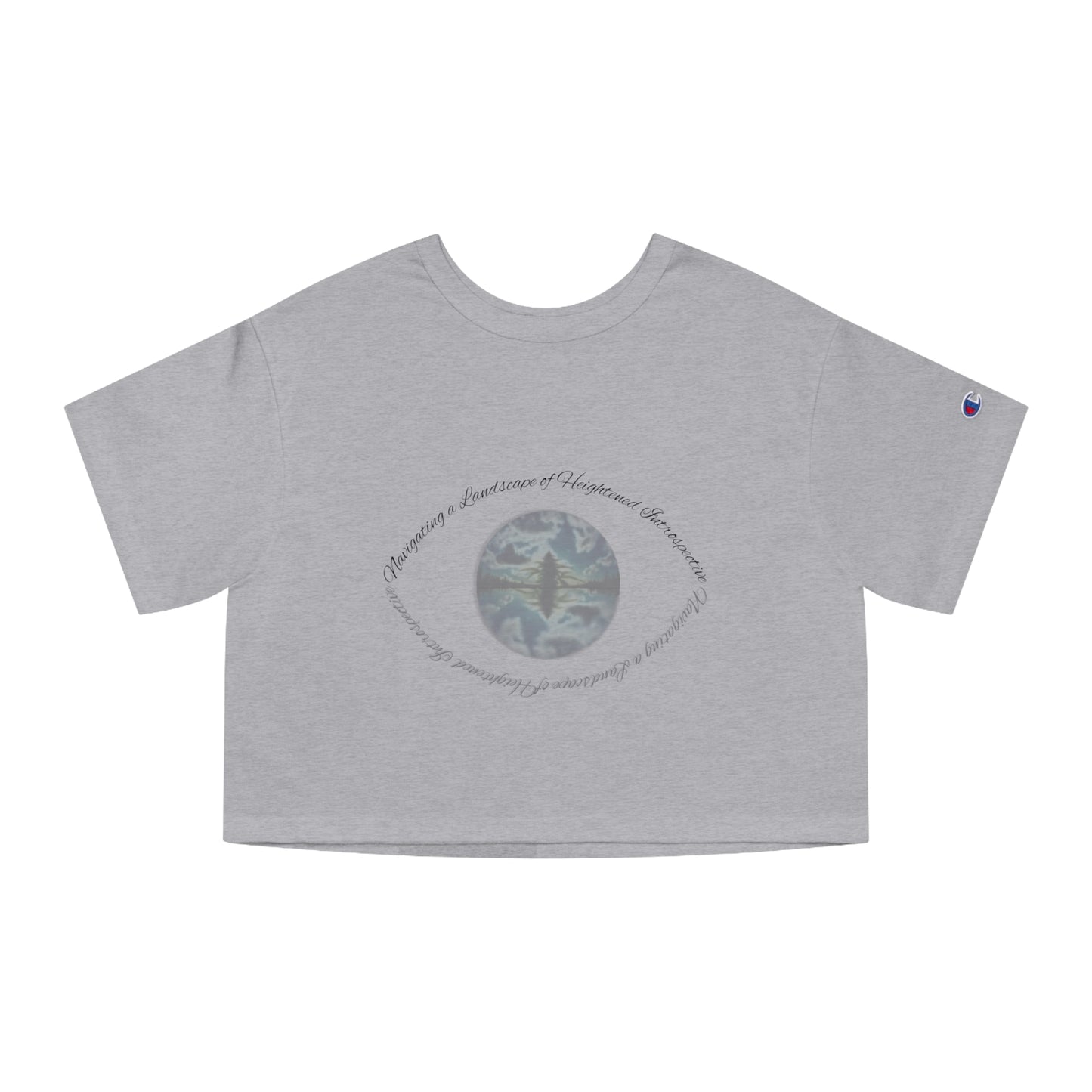 Champion Women's Heritage Cropped T-Shirt with Eye Design