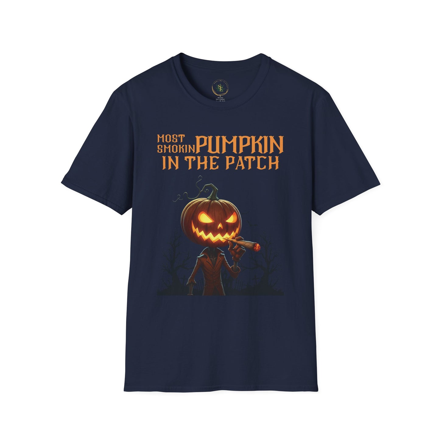 "Most Smokin Pumkin in the Patch" Funny Halloween Tee