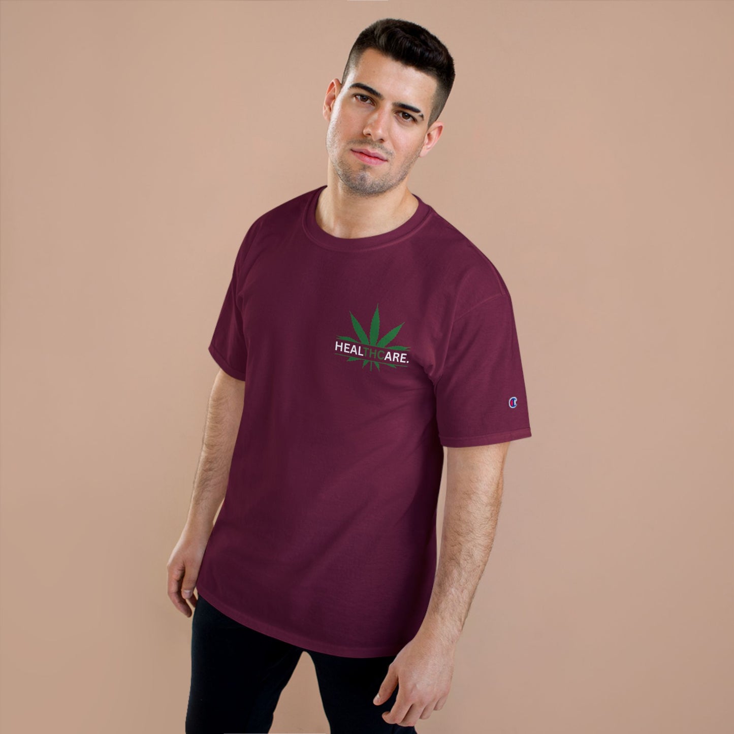 Healthcare Champion T-Shirt, Unisex Casual Tee, Perfect for Medical Professionals, Gifts for Wellness Advocates, Green Leaf Design, Daily