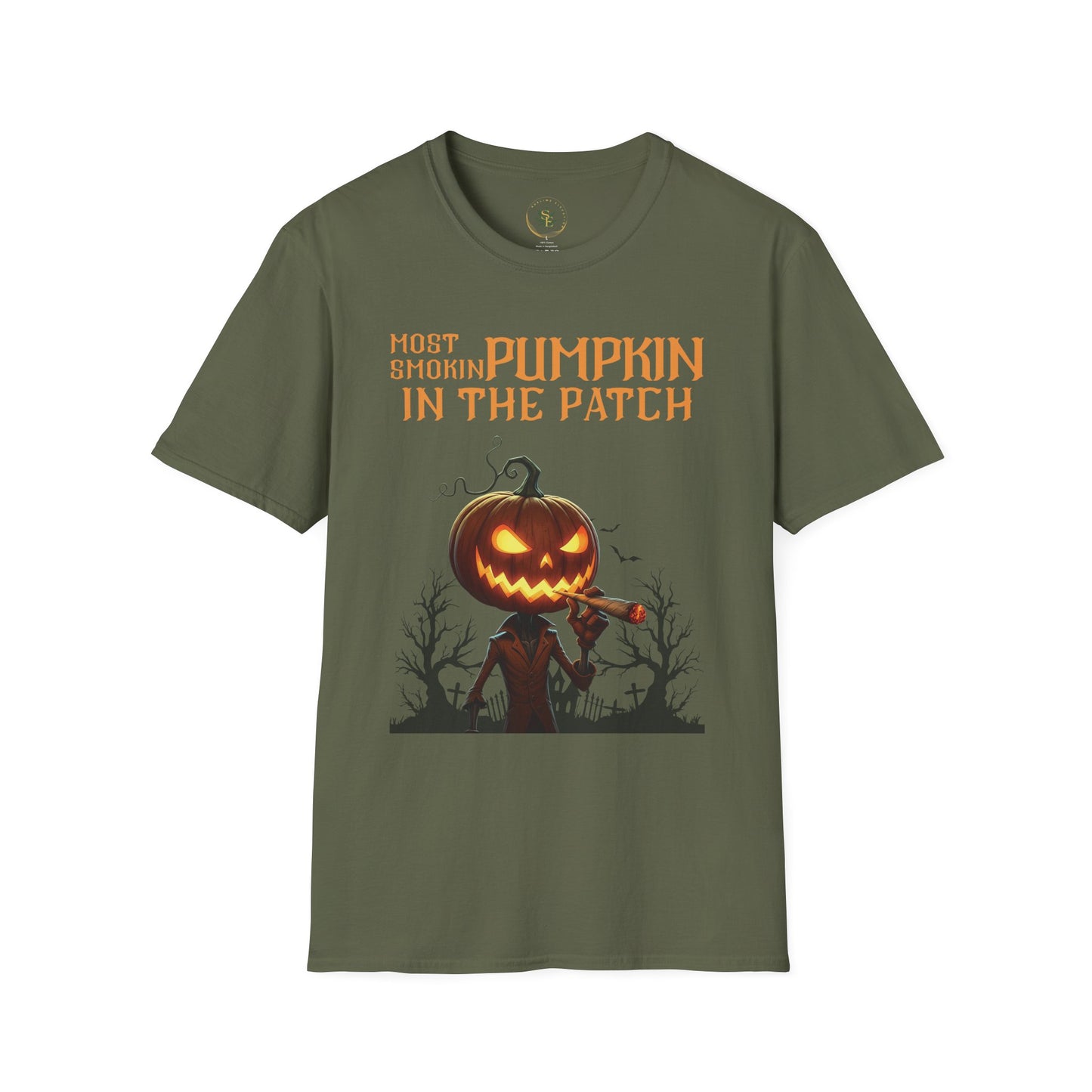 "Most Smokin Pumkin in the Patch" Funny Halloween Tee