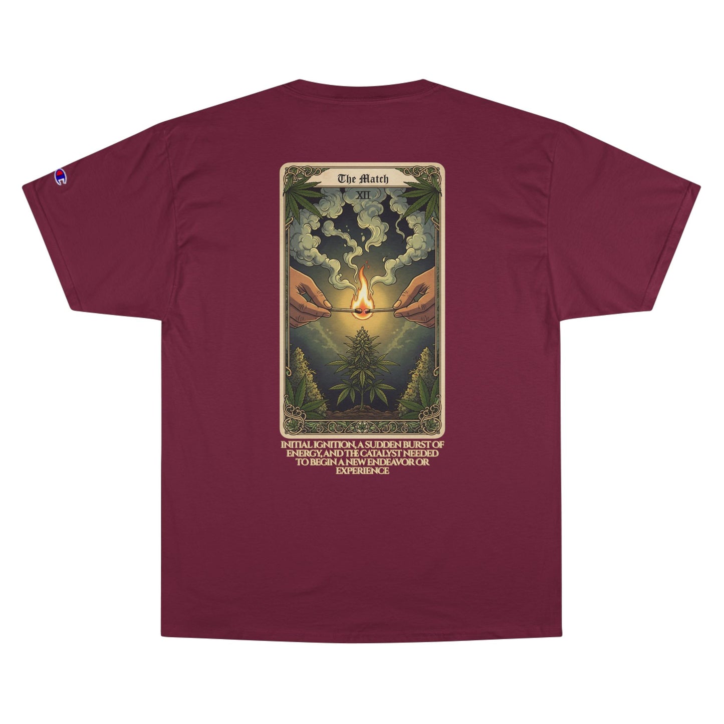 The Match Tarot Champion T-Shirt, Boho Graphic Tee for Nature Lovers, Unisex Casual Wear, Great Gift for Birthdays and Holidays