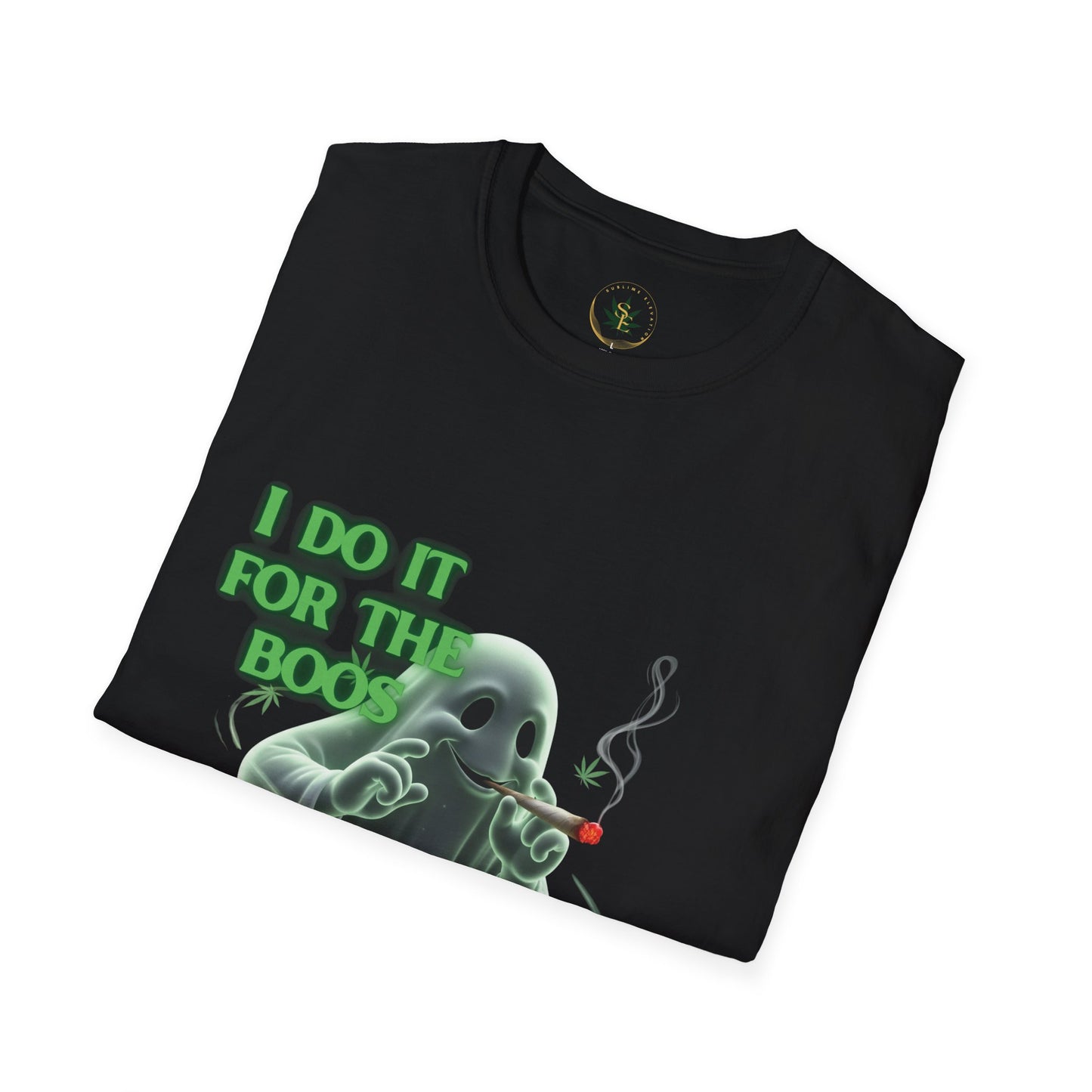Ghostly Humor T-Shirt: I Do It for the Boo's and the Blunts