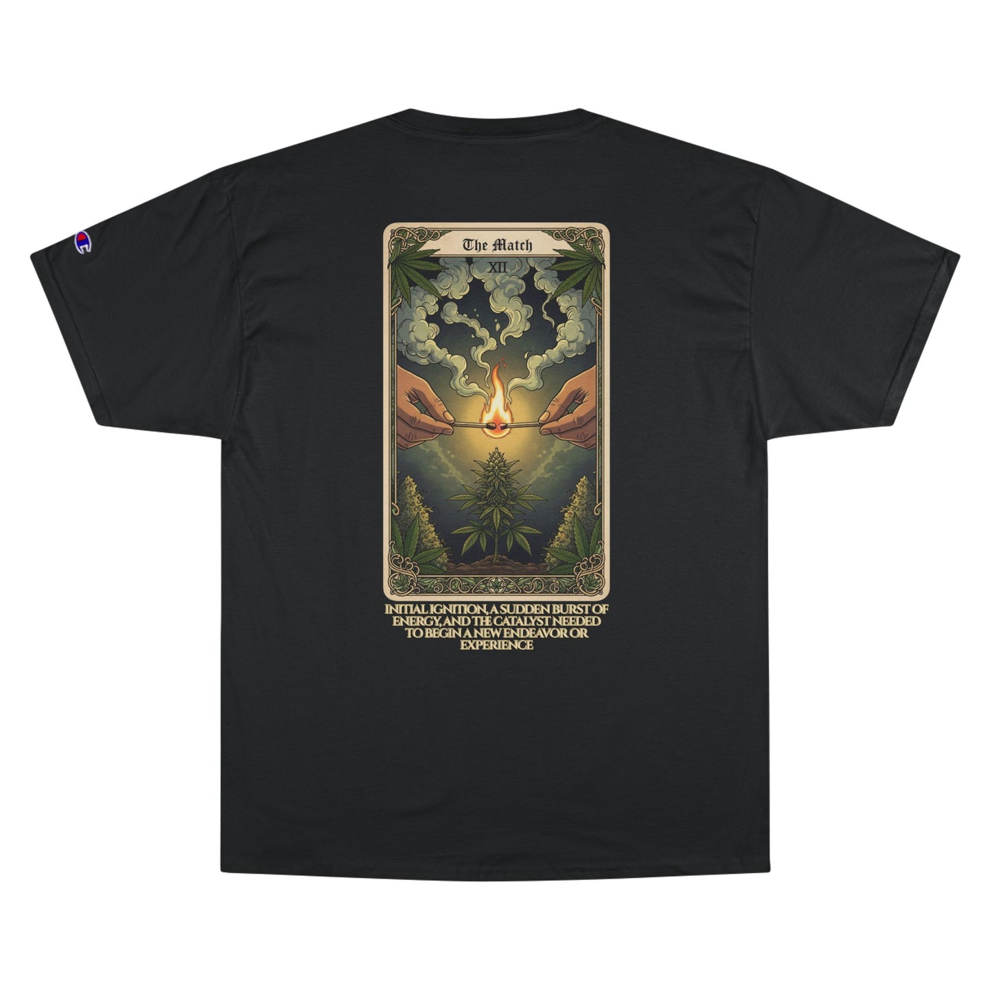 The Match Tarot Champion T-Shirt, Boho Graphic Tee for Nature Lovers, Unisex Casual Wear, Great Gift for Birthdays and Holidays