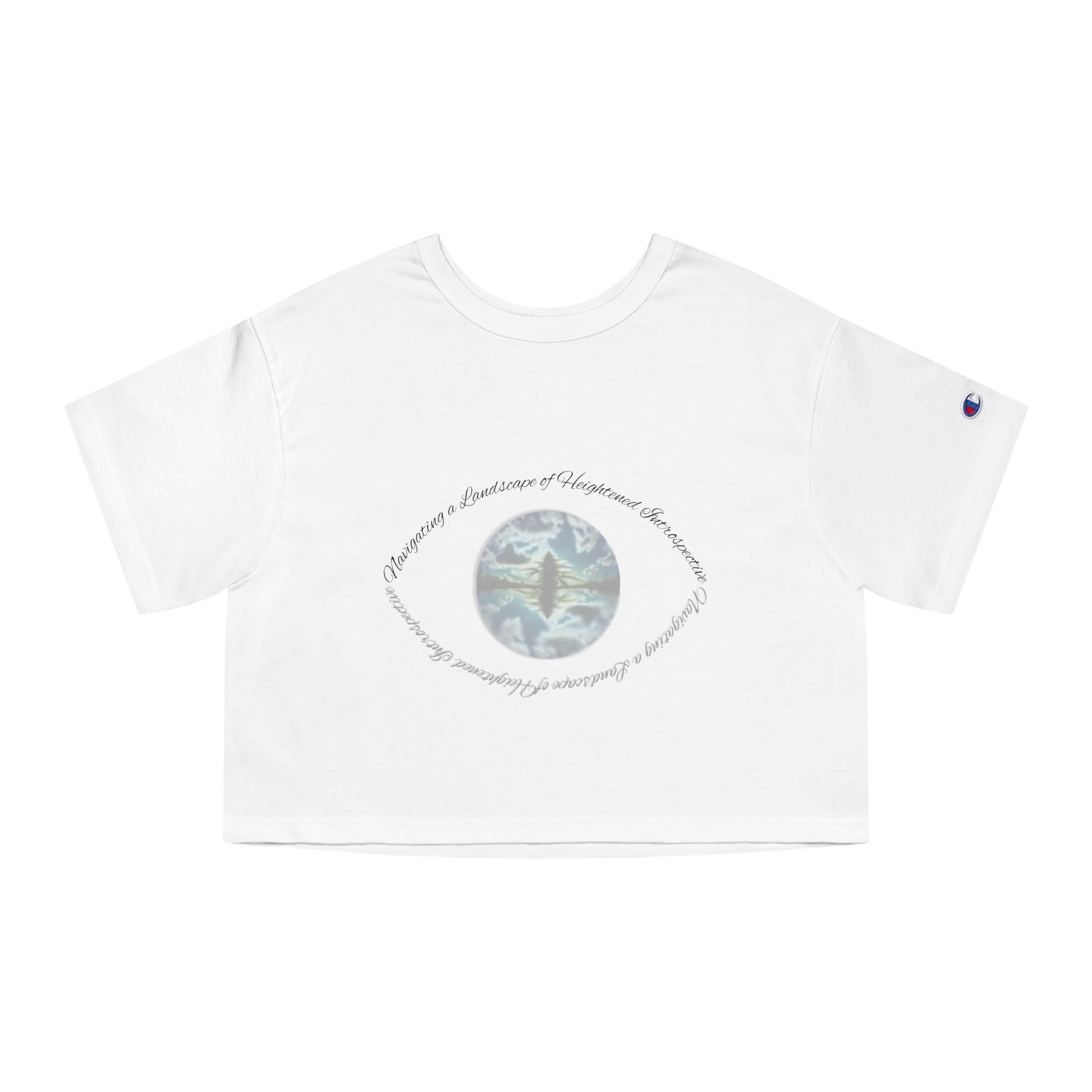 Champion Women's Heritage Cropped T-Shirt with Eye Design