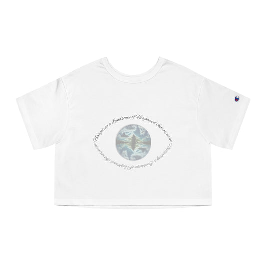 Champion Women's Heritage Cropped T-Shirt with Eye Design