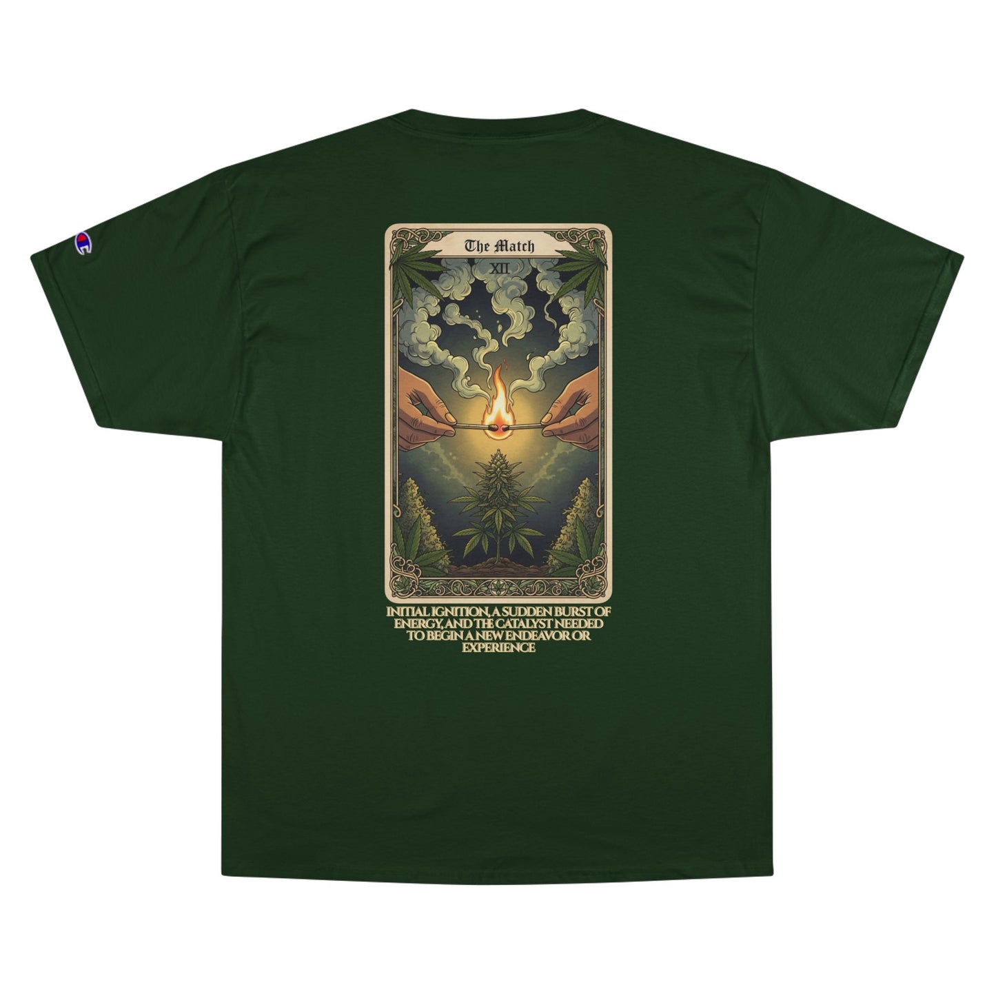 The Match Tarot Champion T-Shirt, Boho Graphic Tee for Nature Lovers, Unisex Casual Wear, Great Gift for Birthdays and Holidays