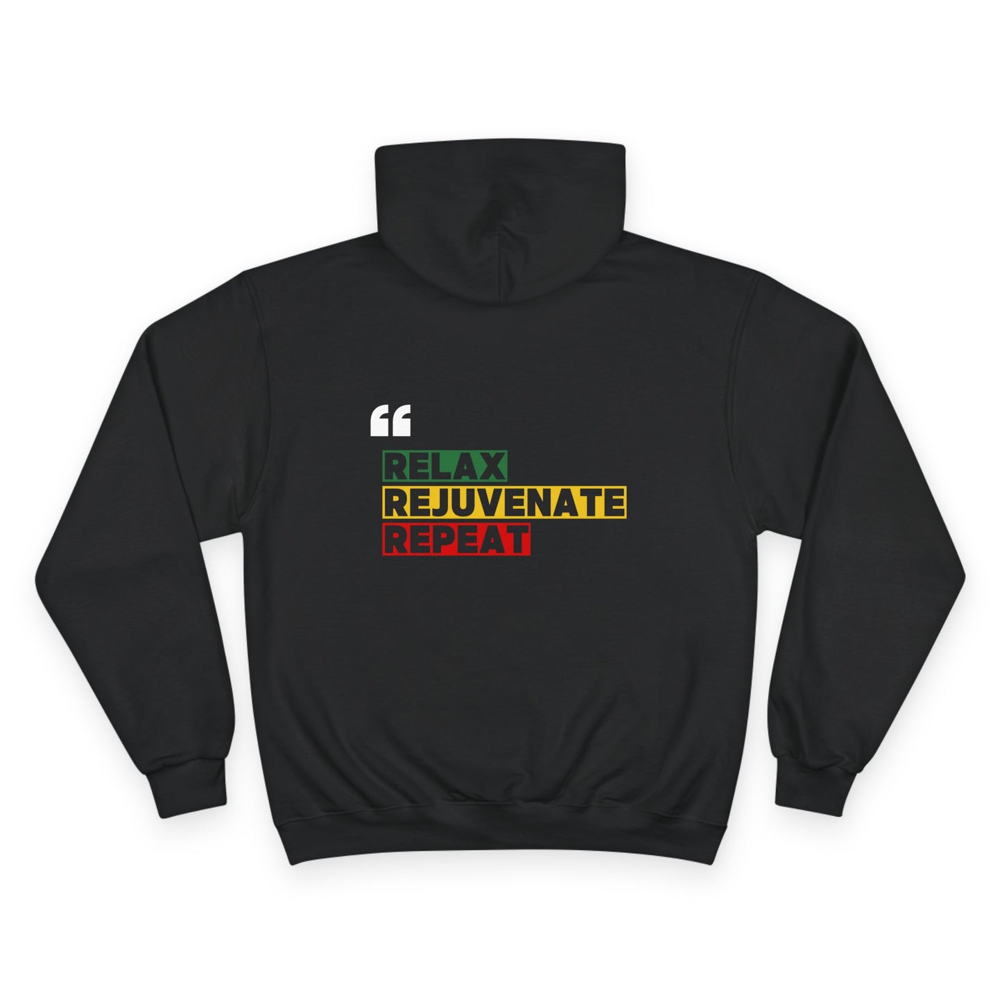 Champion Relax Rejuvenate Repeat Rasta Hoodie
