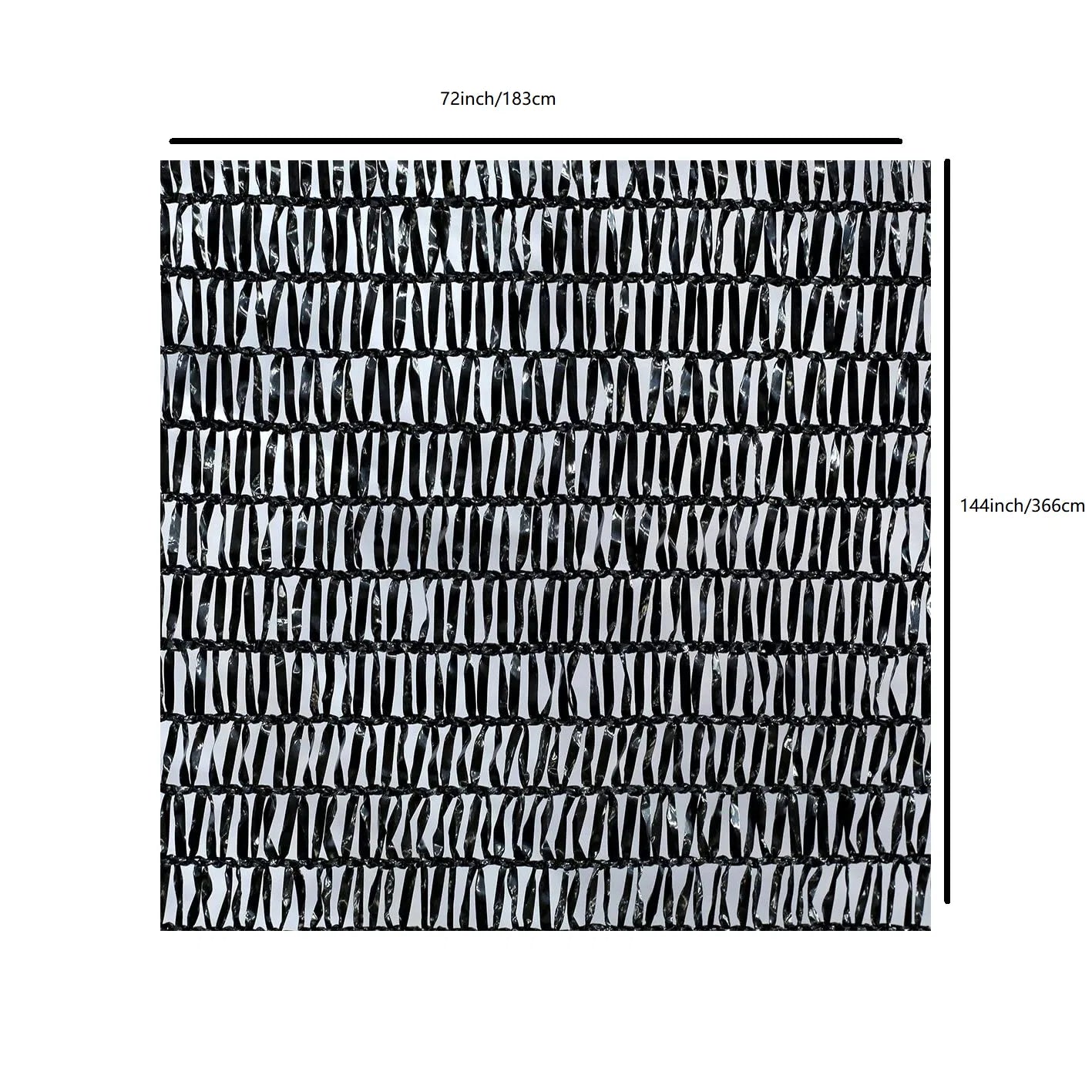 40% Shade Cloth Black Sunblock Fabric With Grommets UV Resistant For Garden Plants Cover - Sublime Elevation