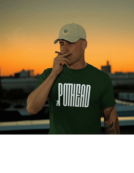 Pothead Champion T-Shirt | Casual Wear, Gift for Cannabis Lovers, Trendy Apparel, Unique Graphic Tee, 420 Celebrations