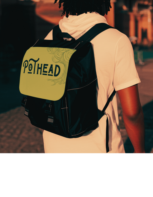 Pothead Unisex Casual Shoulder Backpack