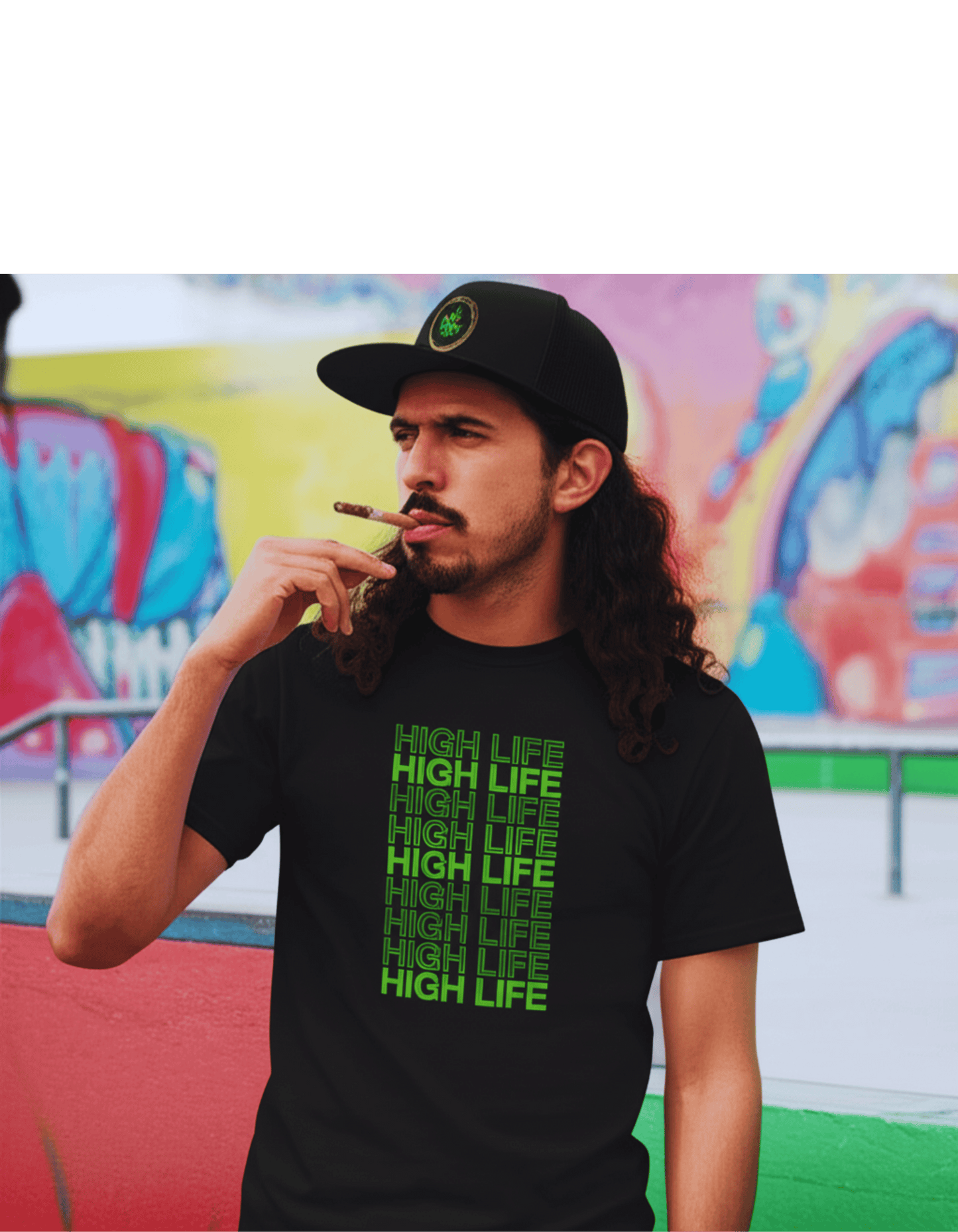 High Life Champion T-Shirt, Casual Wear, Streetwear, Gift for Him/Her, Summer Style