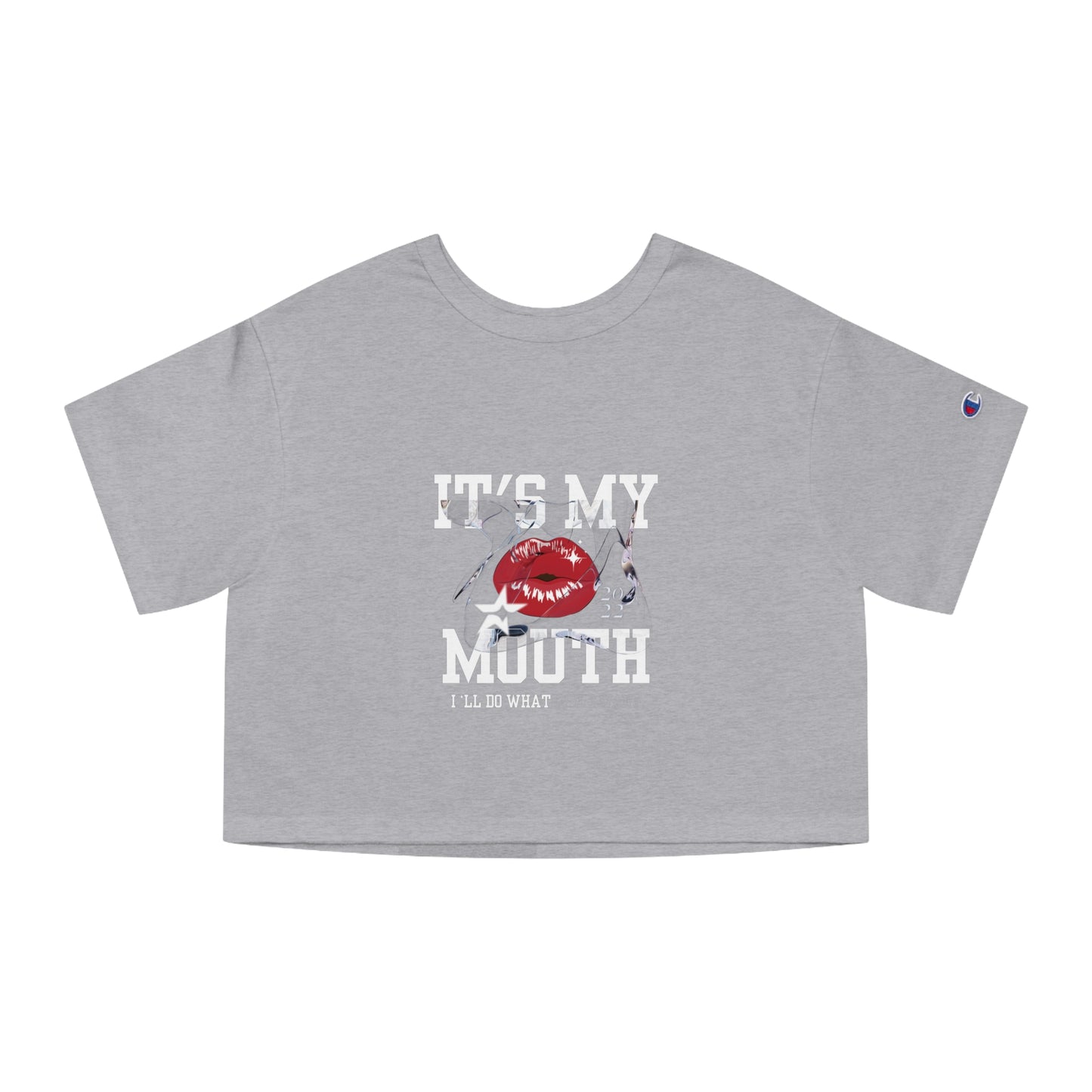 It's My Mouth Cropped Tee