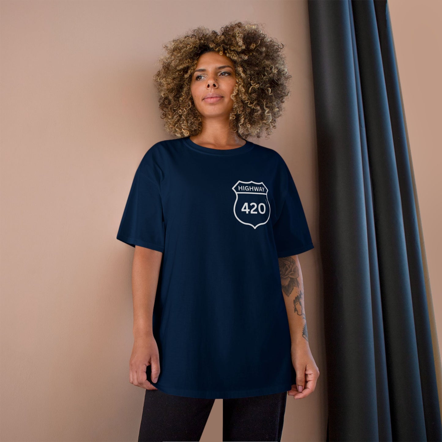 Retro Highway 420 Champion T-Shirt