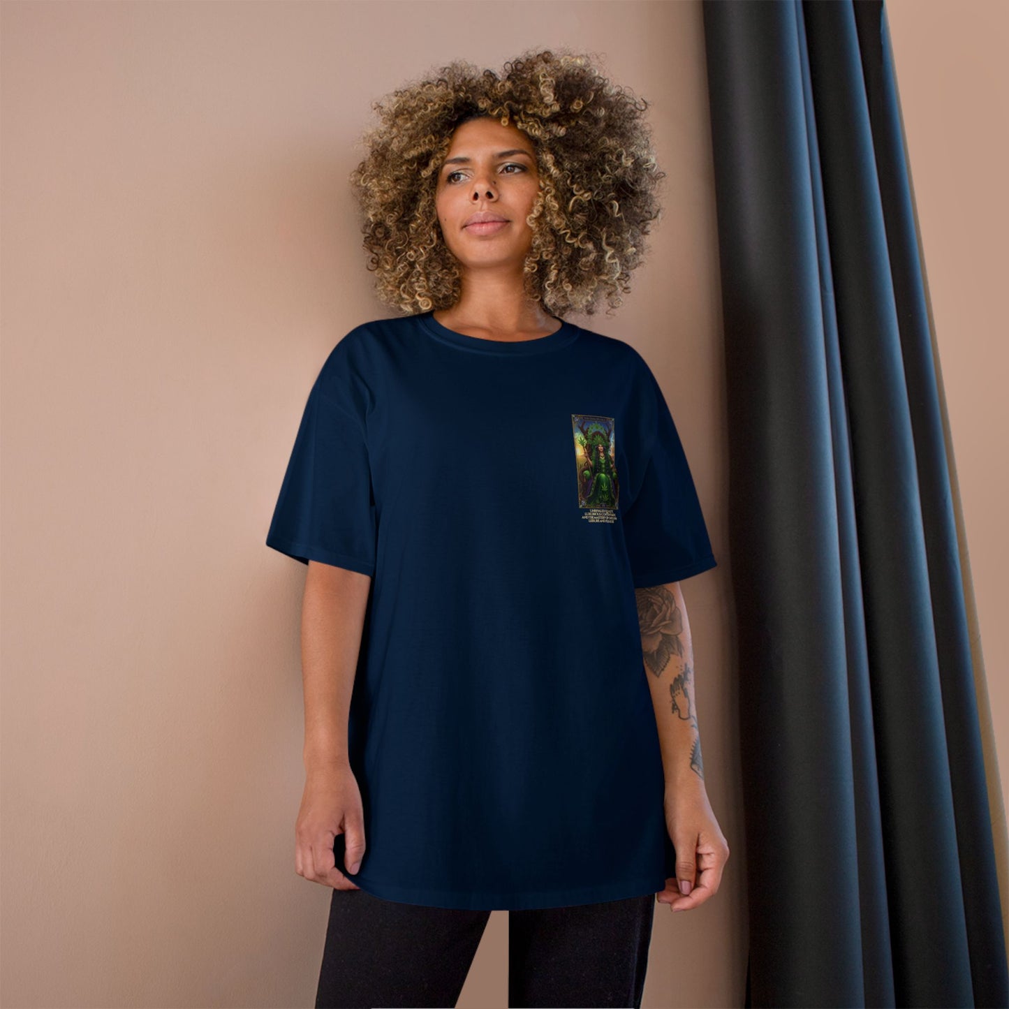 The Dank Dutchess Tarot Champion T-Shirt | Cannabis Queen Tee, Comfortable Graphic Shirt, Gift for Stoners, Festival Wear, Unique Streetwear