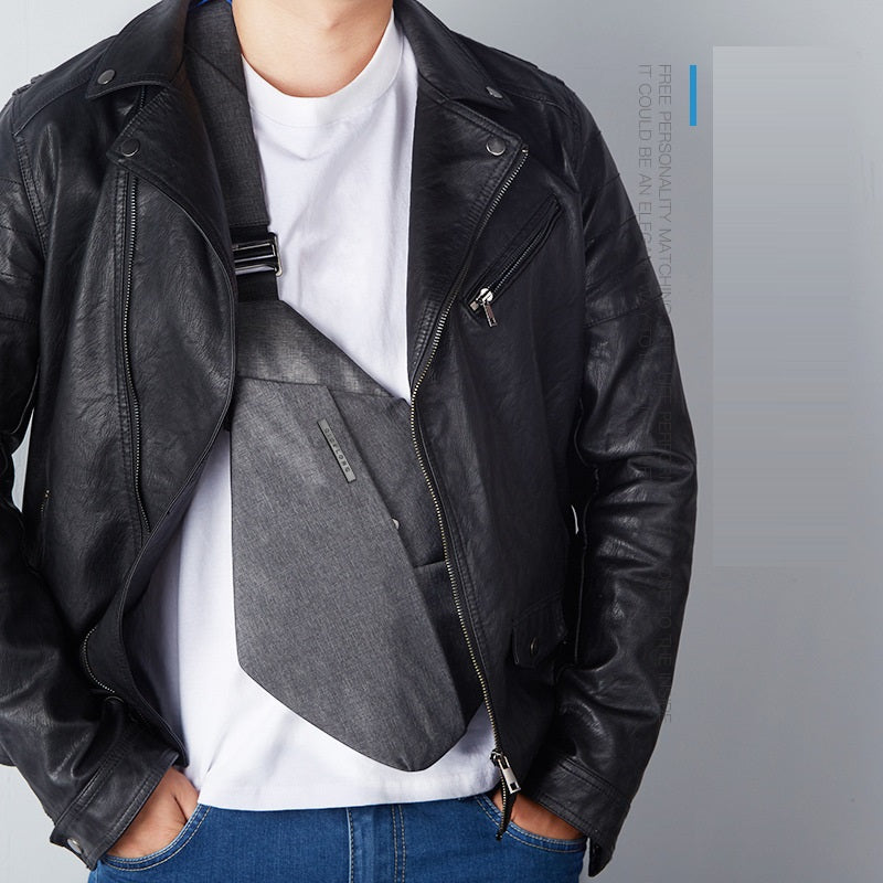 Digital Storage Canvas Chest Bag Crossbody Multi-functional Business Close Shoulder Anti-theft Package - Sublime Elevation