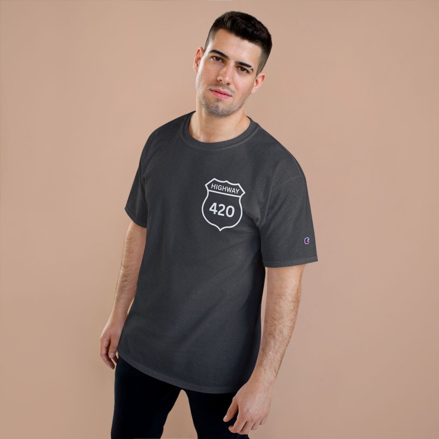 Retro Highway 420 Champion T-Shirt