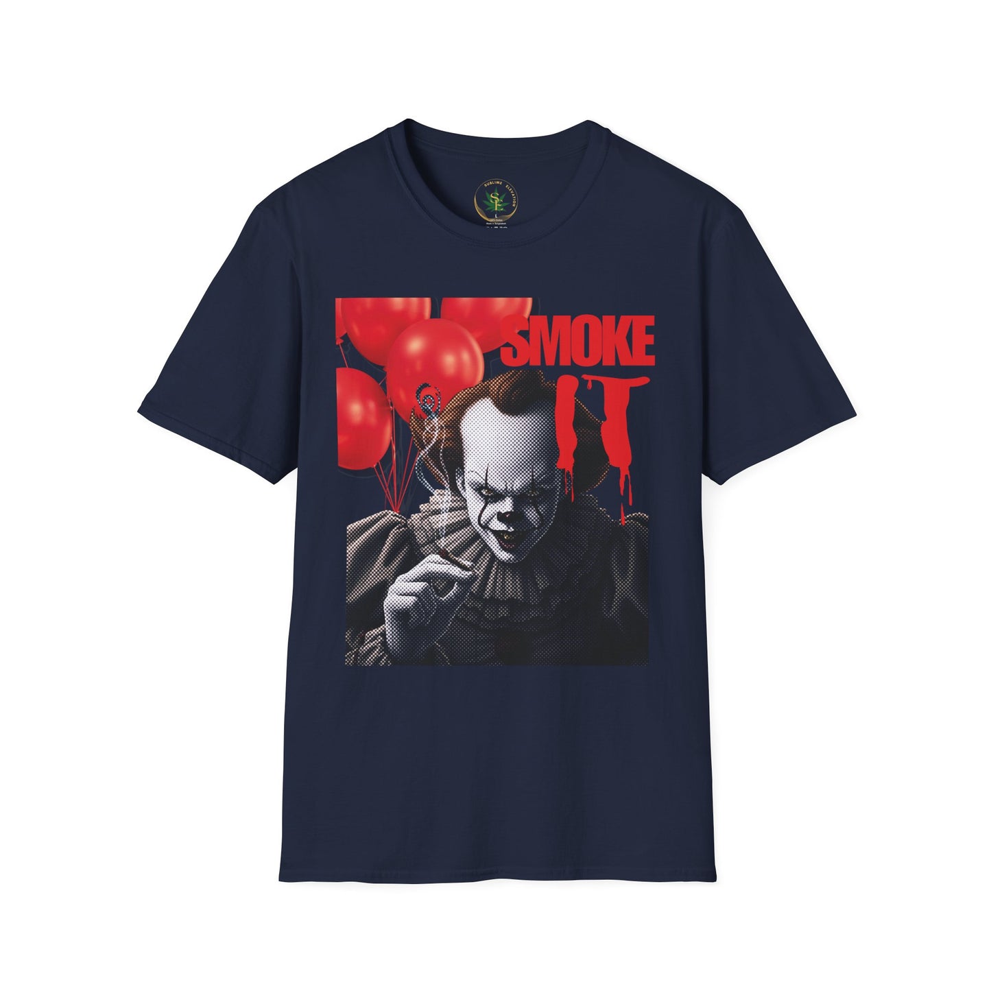 Smoke It Creepy Clown Graphic Tee