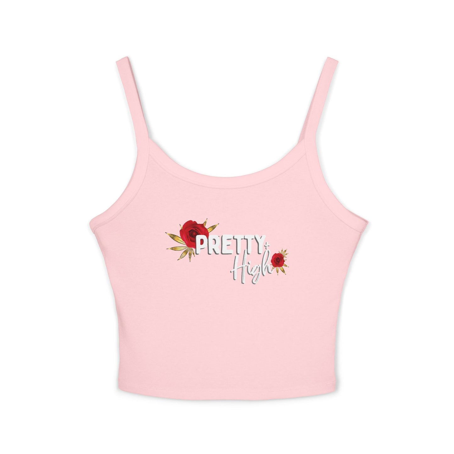 Pretty & High Floral Women's Spaghetti Strap Tank Top