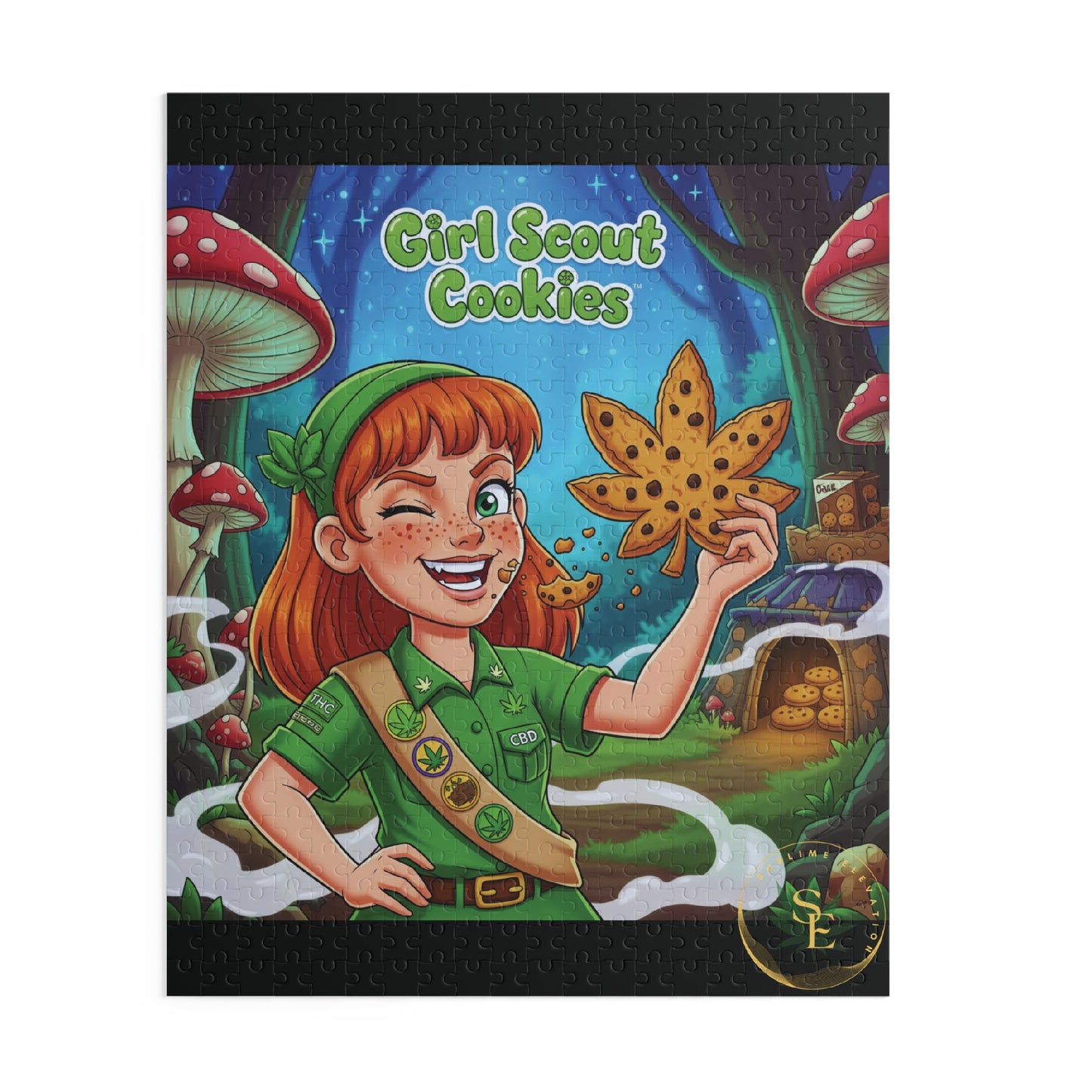 Girl Scout Cookies Cannabis Strain Puzzle