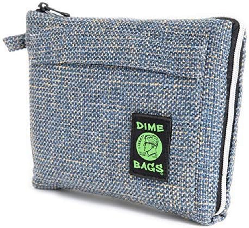Smell Proof Protective Case with Padded Interior, Durable Hemp-Polyester Fabric, Heavy-Duty Zippers & Interchangeable Patch, Travel & Storage for Fragile Items