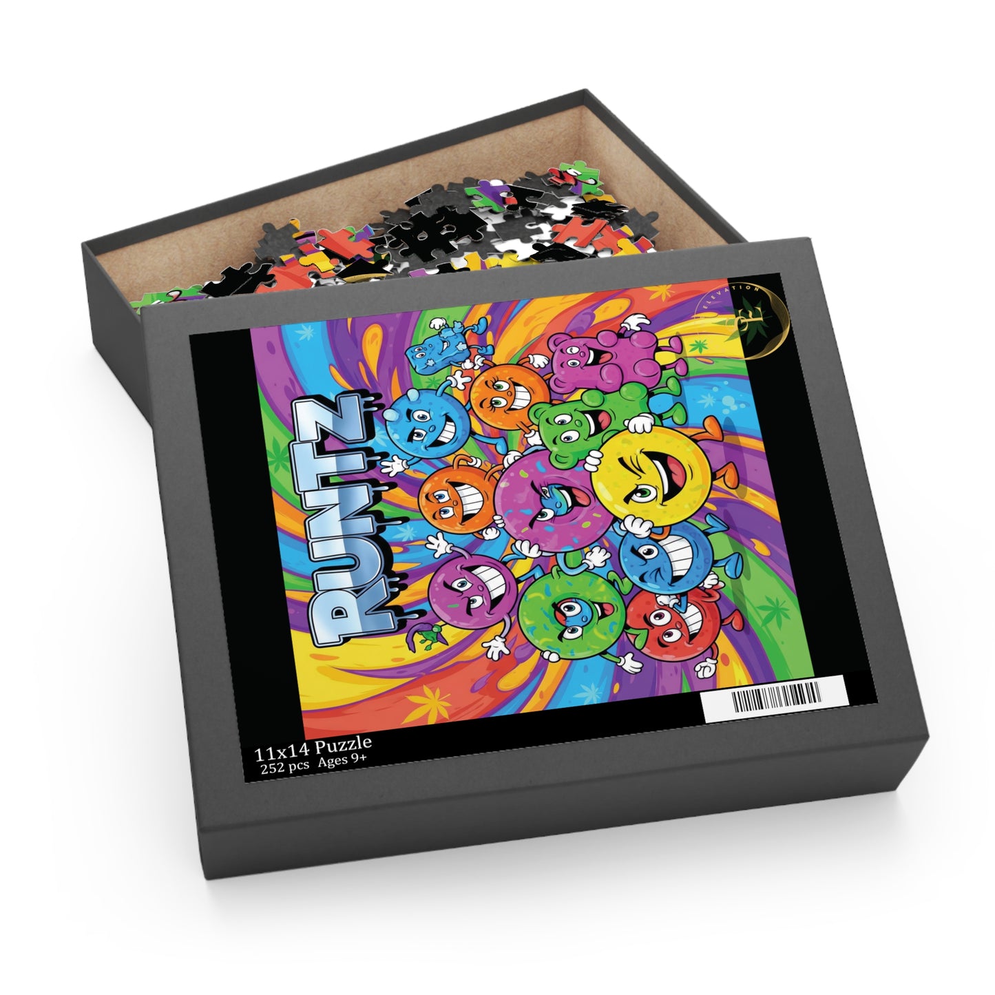 Runtz Colorful Puzzle (500-Piece) - Fun Retro Game for Stoners