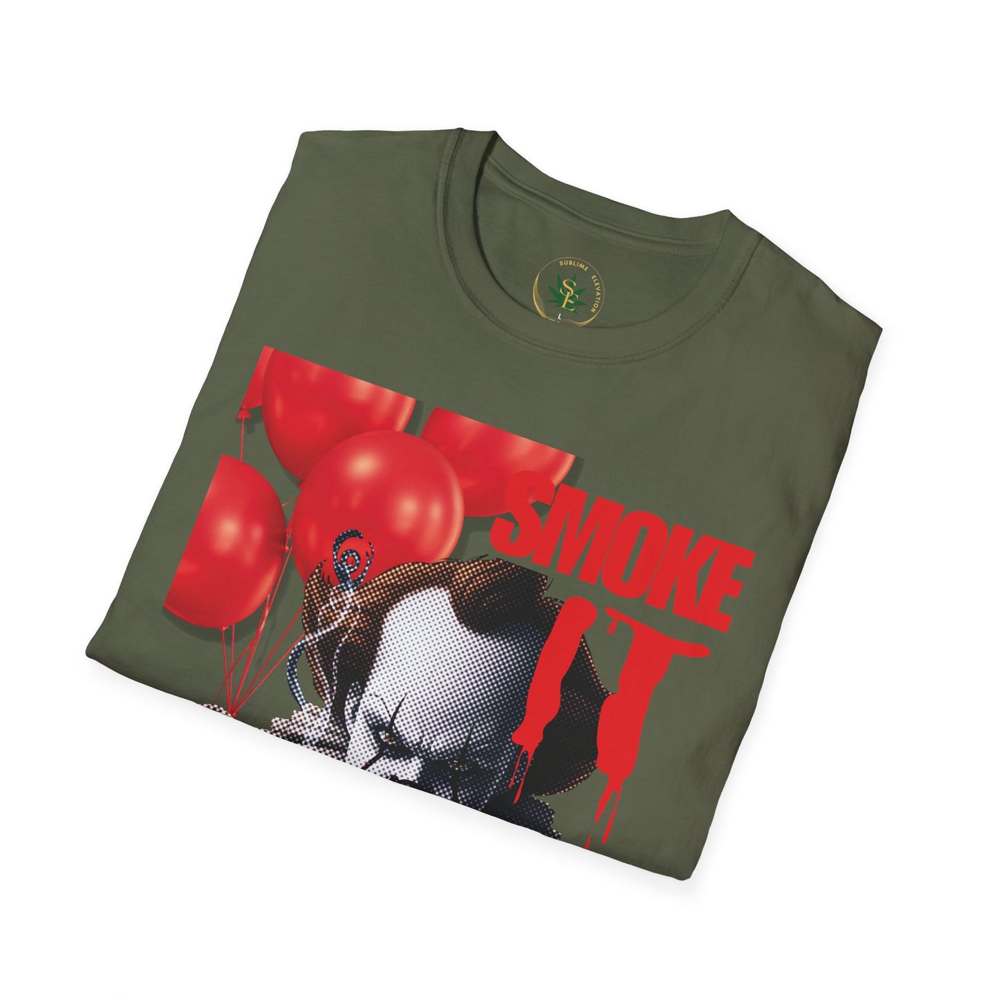 Smoke It Creepy Clown Graphic Tee