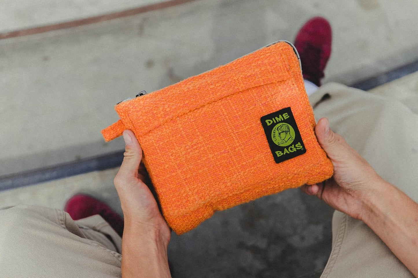 Smell Proof Protective Case with Padded Interior, Durable Hemp-Polyester Fabric, Heavy-Duty Zippers & Interchangeable Patch, Travel & Storage for Fragile Items