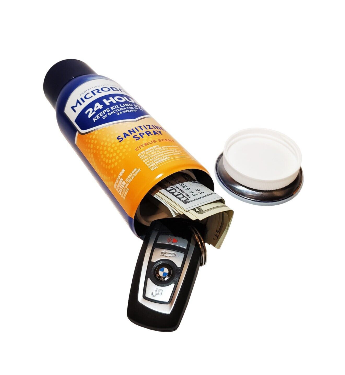 Microban Diversion Safe Stash Can Screw Lock Hidden Compartment for Valuables