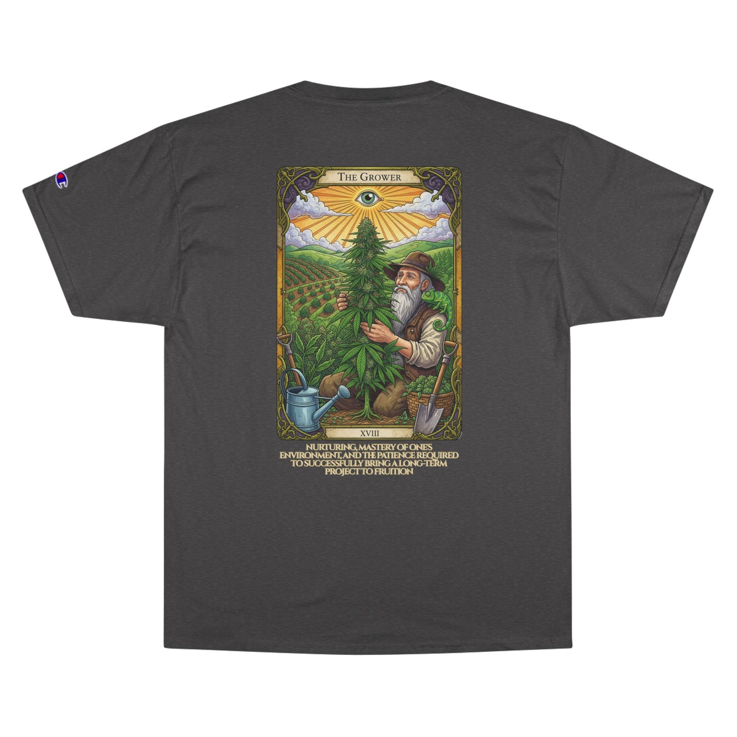 The Grower Vintage Champion T-Shirt, Gardening Shirt, Eco-Friendly Apparel, Gift for Plant Lovers, Festival Outfit. Stoner Tee