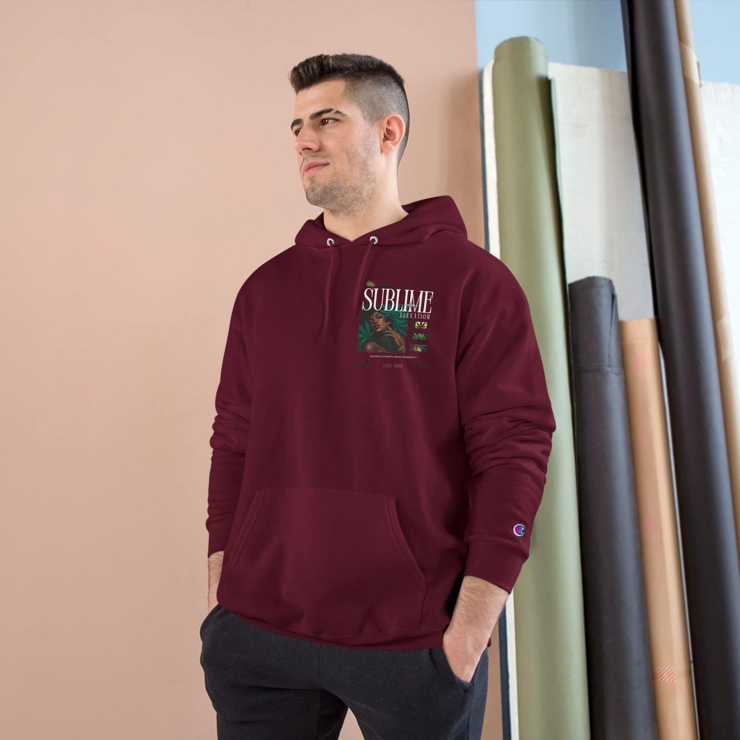 Sublime Elevation Magazine Print Champion Hoodie