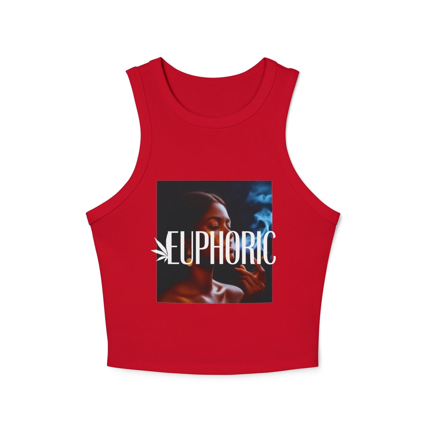 Euphoric Women's Micro Rib Racer Tank Top